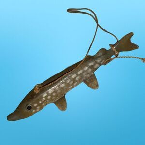 Vintage Bear Creek Bait Co. Spearing Decoy Pike Fish Ice Spear Fishing B23